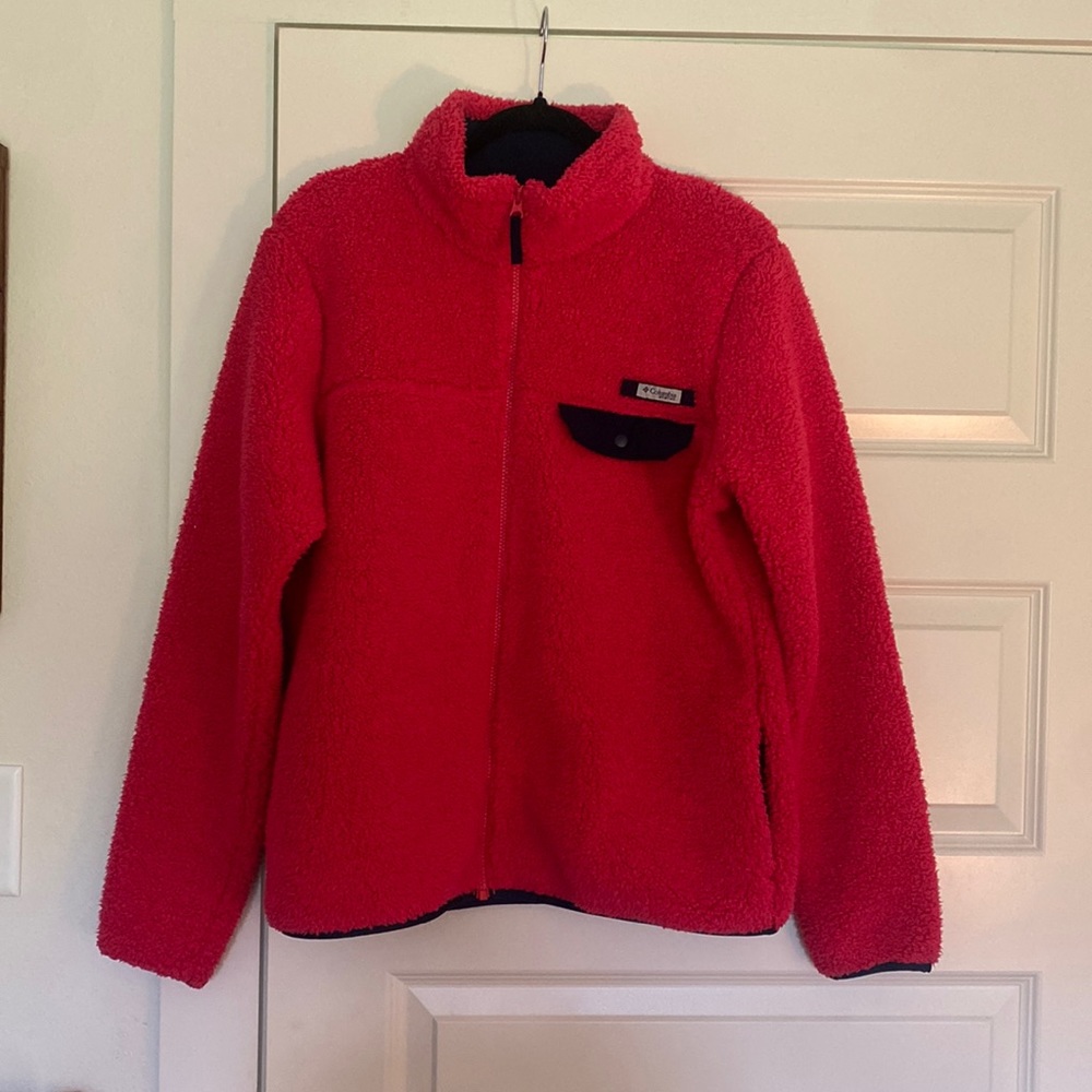 Red Columbia jacket